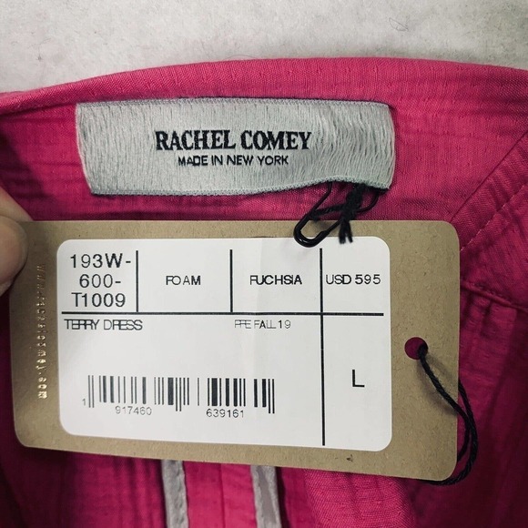 Rachel Comey Terry Keyhole Textured Midi Dress Womens Size Large NWT $595 - Picture 7 of 16